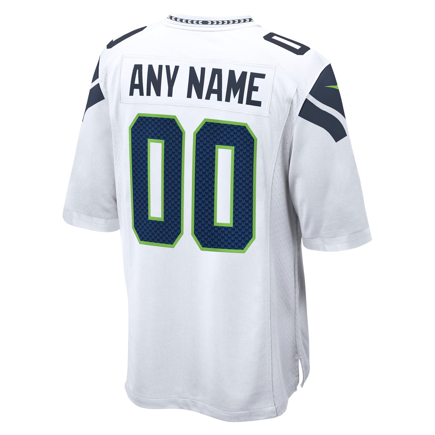 Seattle Seahawks White Custom Game Jersey JS2506