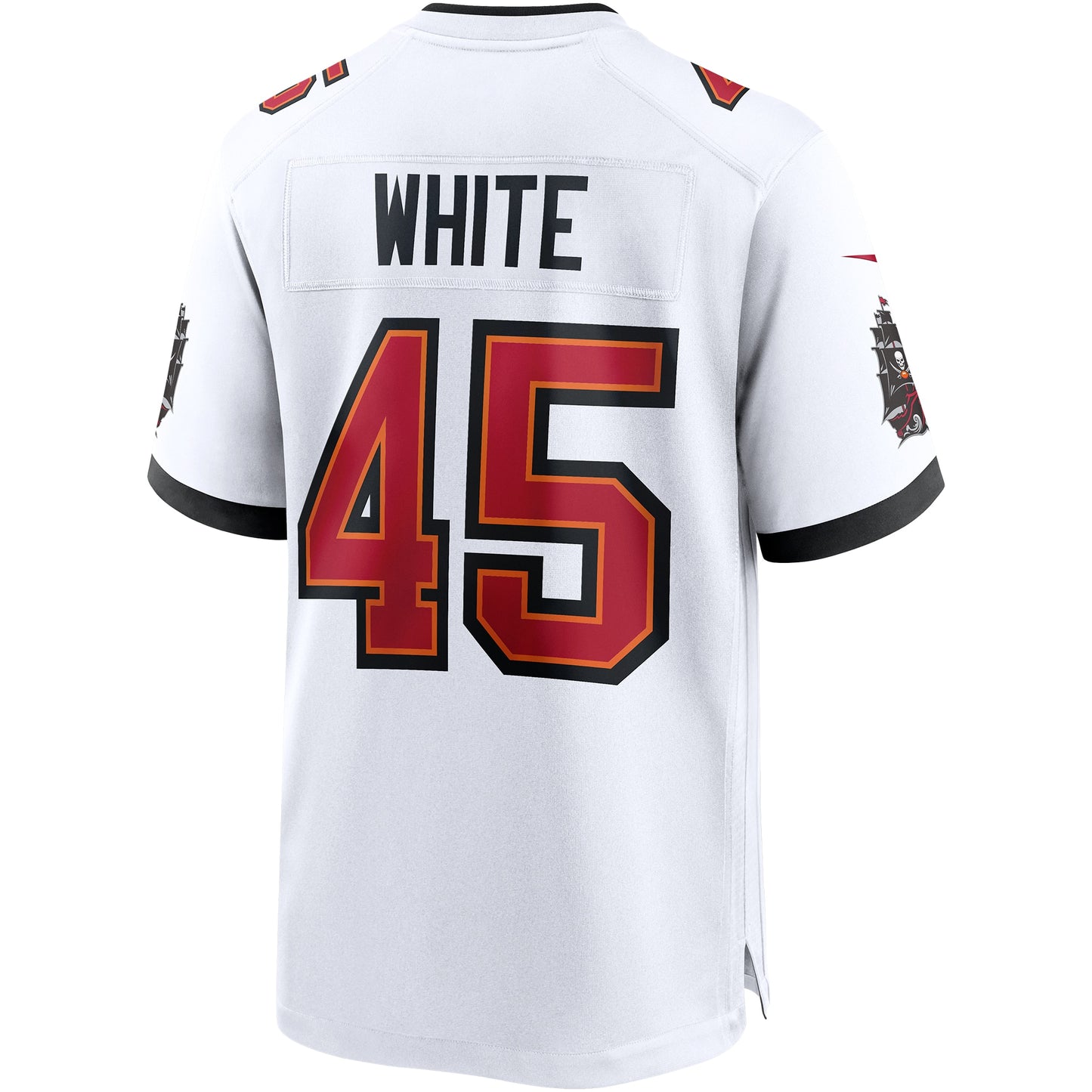 Tampa Bay Buccaneers Devin White White Game Jersey JS6336