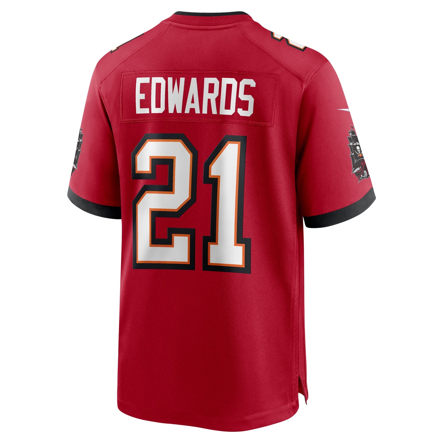 Tampa Bay Buccaneers Mike Edwards Red Game Jersey JS7594
