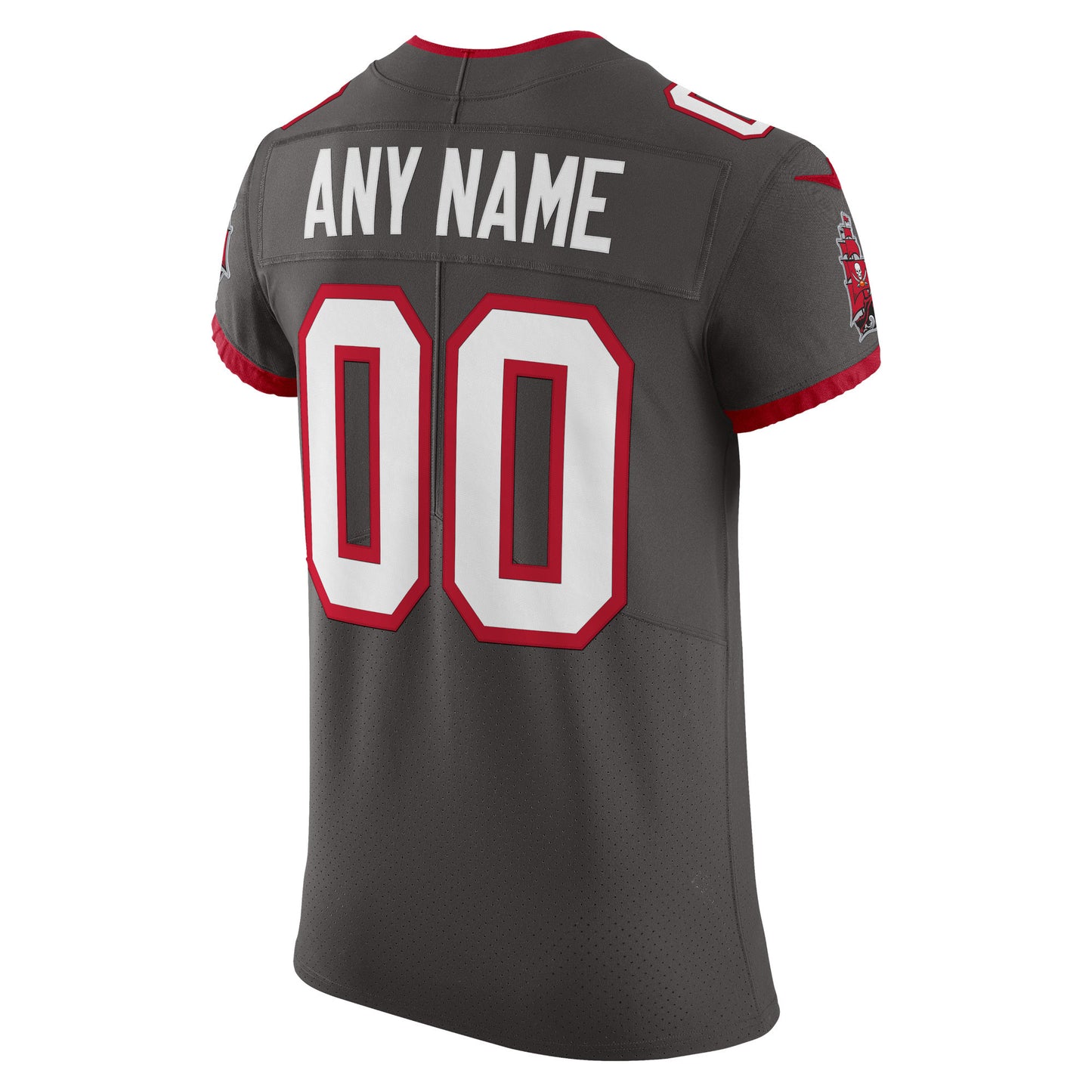 Tampa Bay Buccaneers Pewter Vapor Untouchable Elite Custom Alternate Jersey JS2414