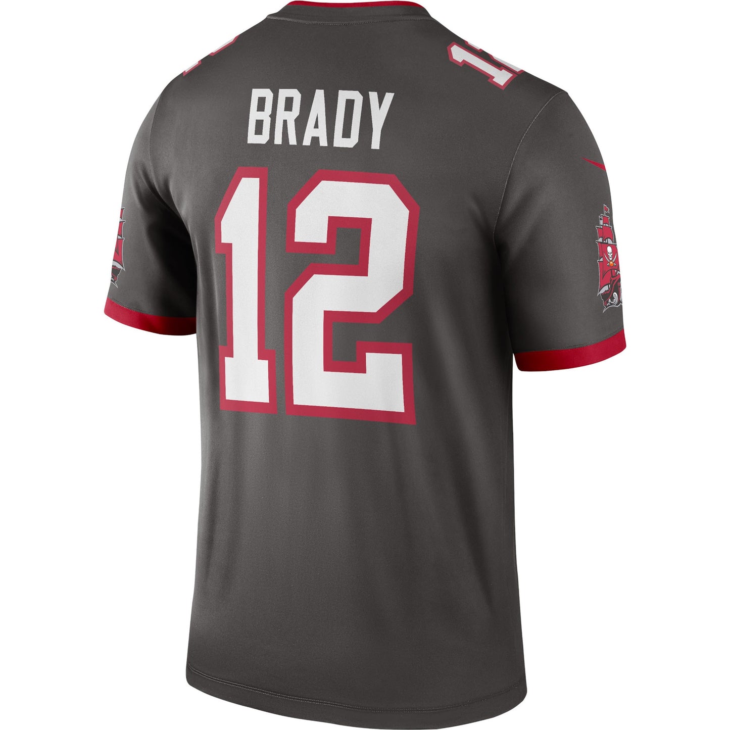Tampa Bay Buccaneers Tom Brady Pewter Alternate Legend Player Performance Top JS5068 Jersey