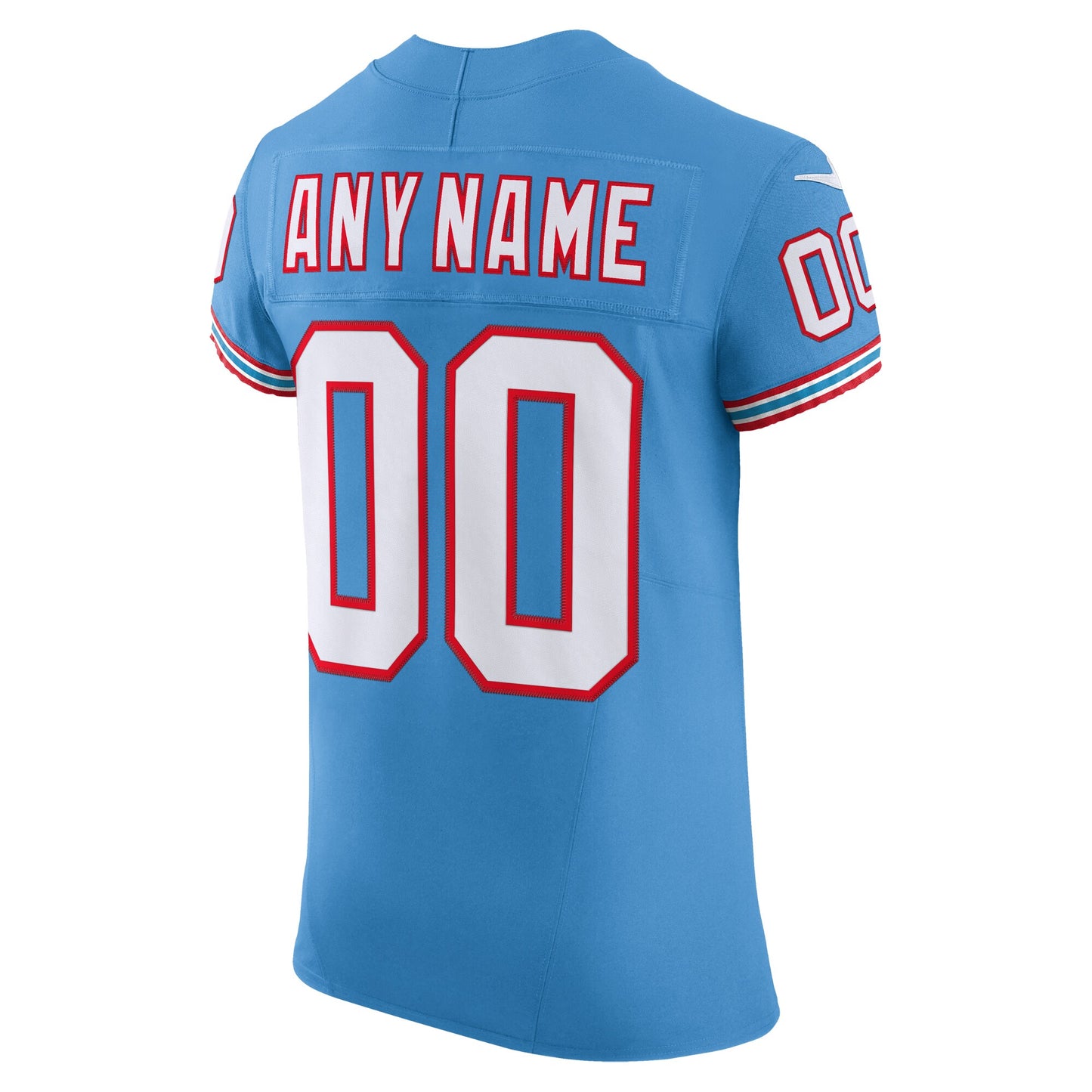 Tennessee Titans Light Blue Vapor F.U.S.E. Elite Custom Jersey JS8524