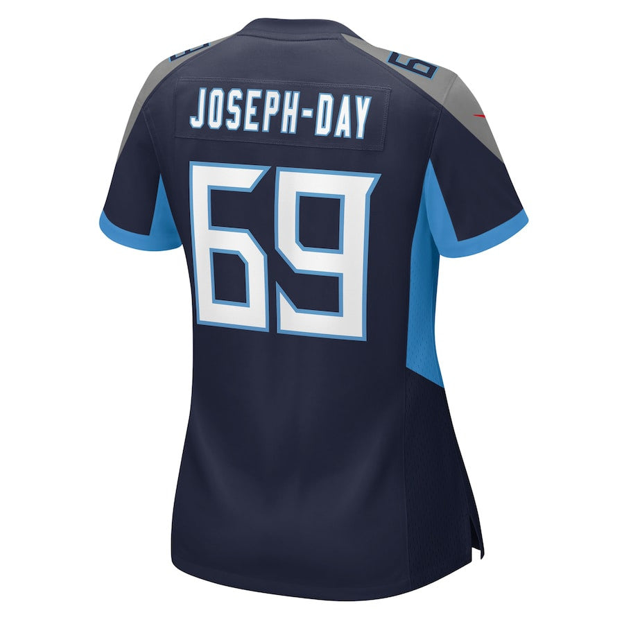 Sebastian Joseph-Day 69 Tennessee Titans Game Jersey – Navy JS6782