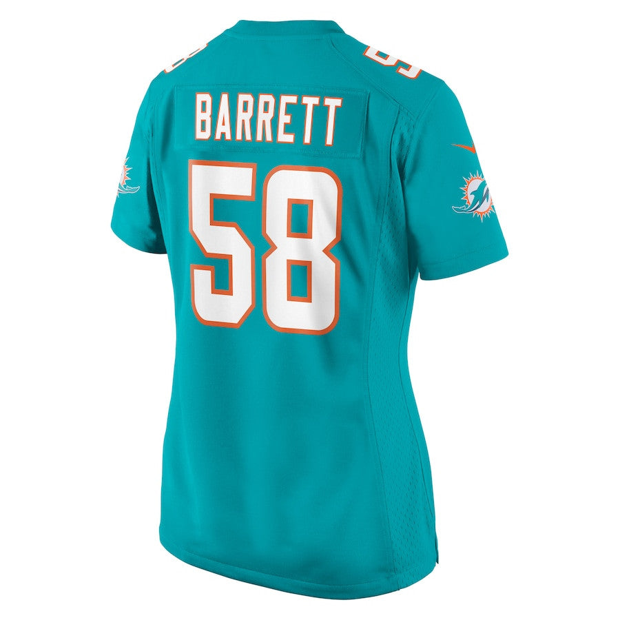 Shaquil Barrett 58 Miami Dolphins Game Jersey – Aqua JS8575