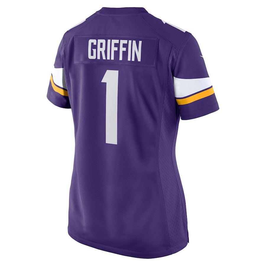 Shaquill Griffin 1 Minnesota Vikings Team Game Jersey – Purple JS1205