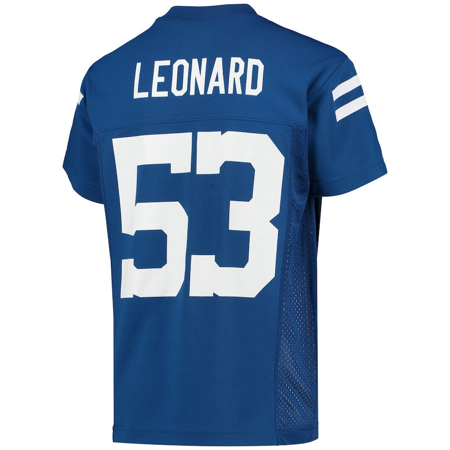Shaquille Leonard 53 Indianapolis Colts Jersey – Royal JS6676