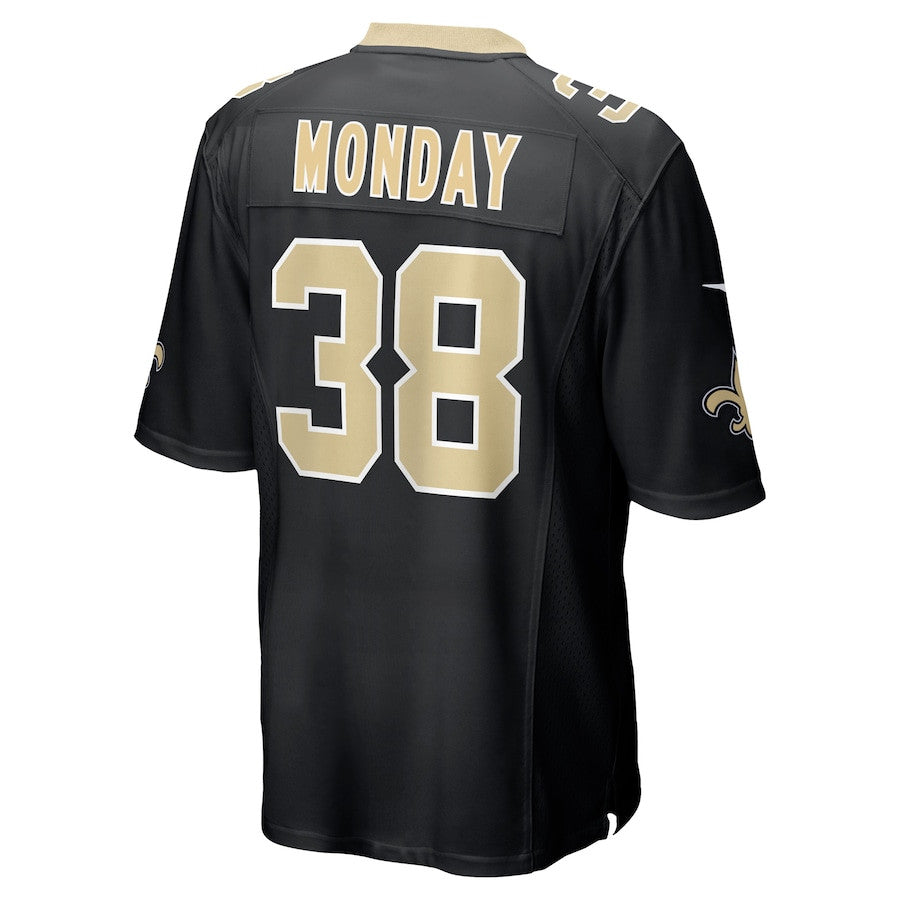 Smoke Monday 38 New Orleans Saints Game Jersey – Black JS2514