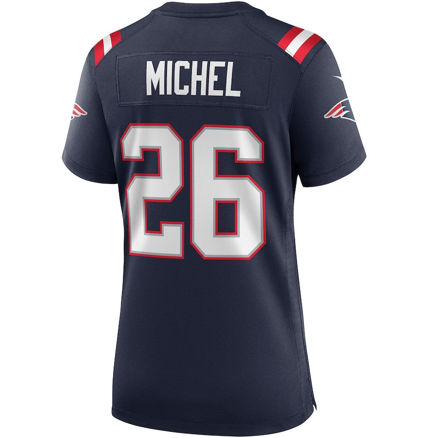 Sony Michel 26 New England Patriots Game Jersey – Navy JS9557