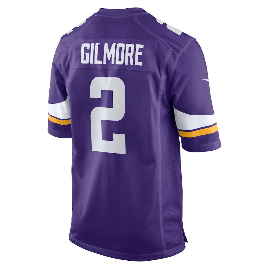 Stephon Gilmore 2 Minnesota Vikings Game Jersey – Purple JS4912