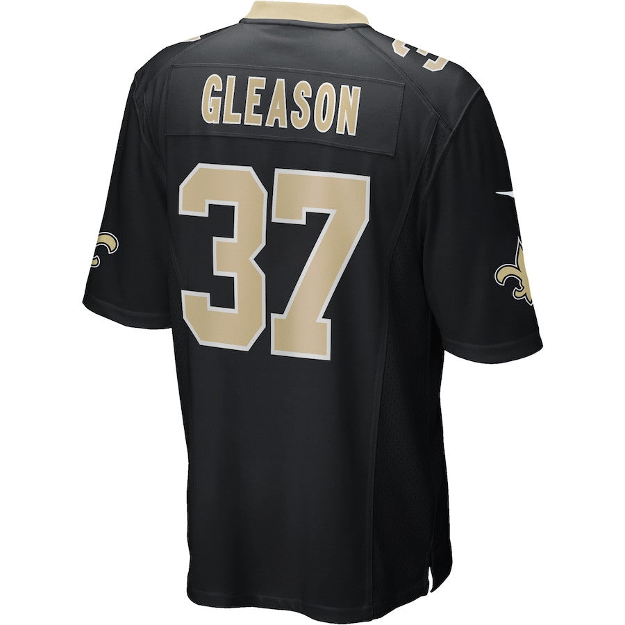 Steve Gleason 37 New Orleans Saints Game Retired Jersey – Black JS8125