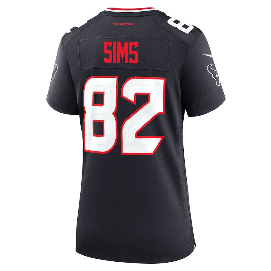 Steven Sims 82 Houston Texans Team Game Jersey – Navy JS5925
