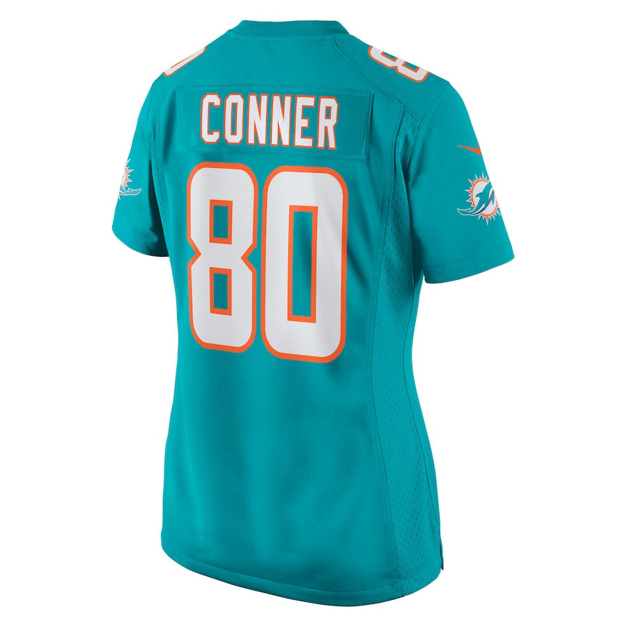 Tanner Conner 80 Miami Dolphins Home Game Jersey – Aqua JS4426