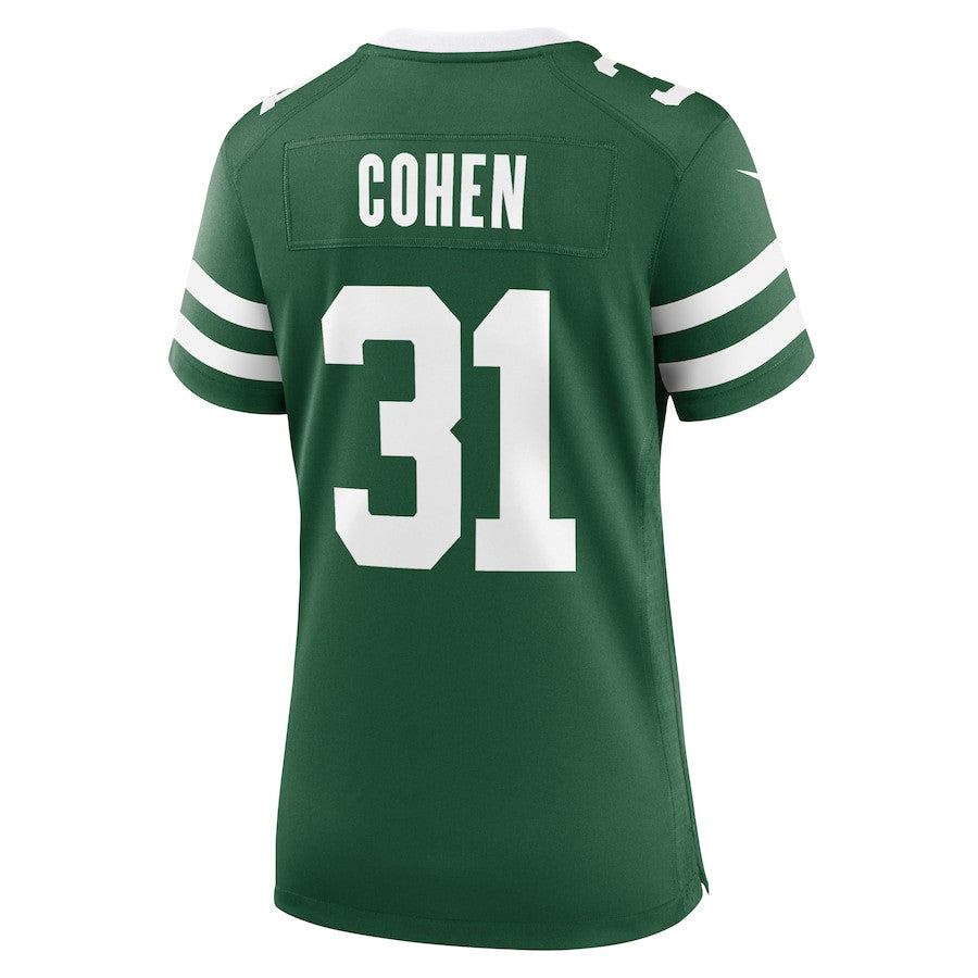Tarik Cohen 31 New York Jets Team Game Jersey – Legacy Green JS8646