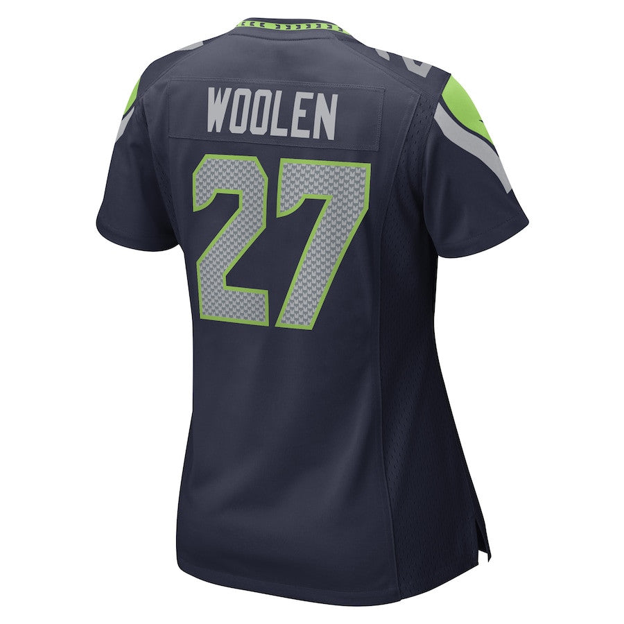 Tariq Woolen Seattle 27 Seahawks Game Jersey – College Navy JS5028
