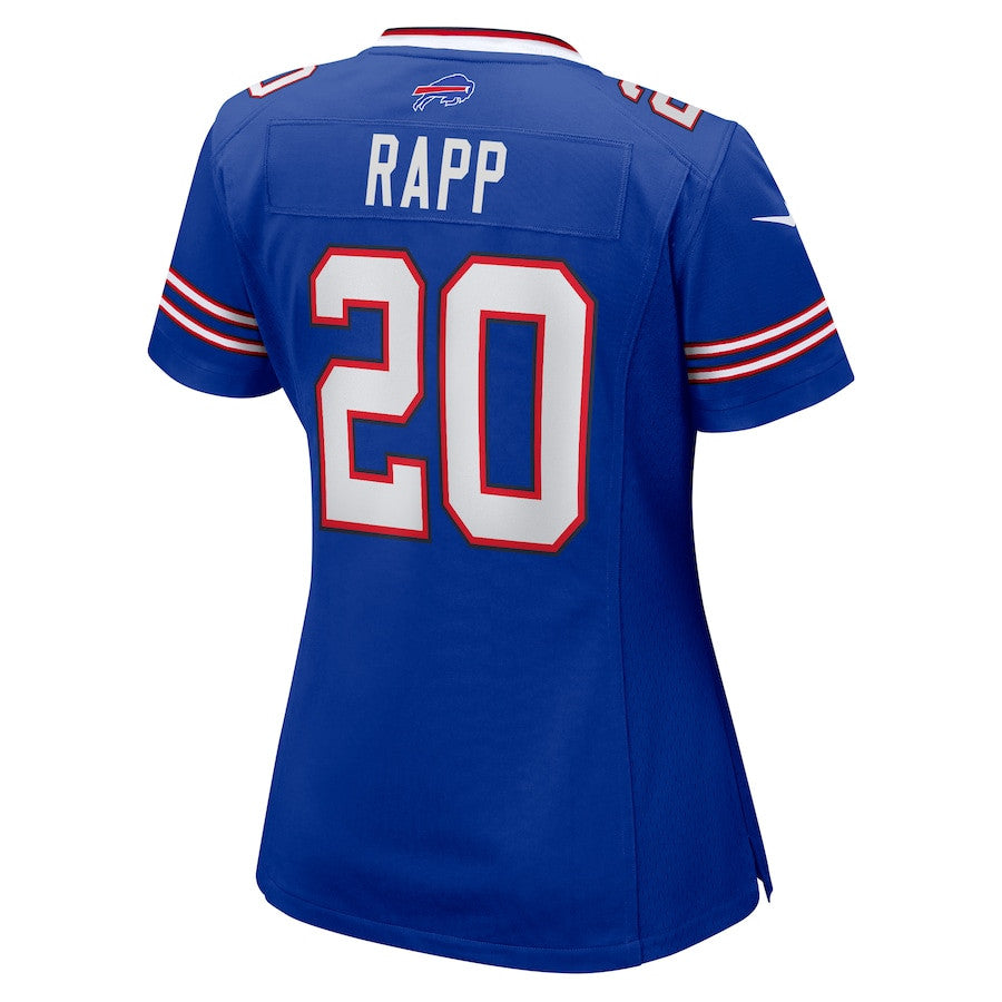 Taylor Rapp 20 Buffalo Bills Game Jersey – Royal JS1520