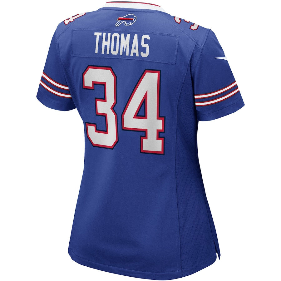 Thurman Thomas 34 Buffalo Bills Game Retired Jersey – Royal JS3168