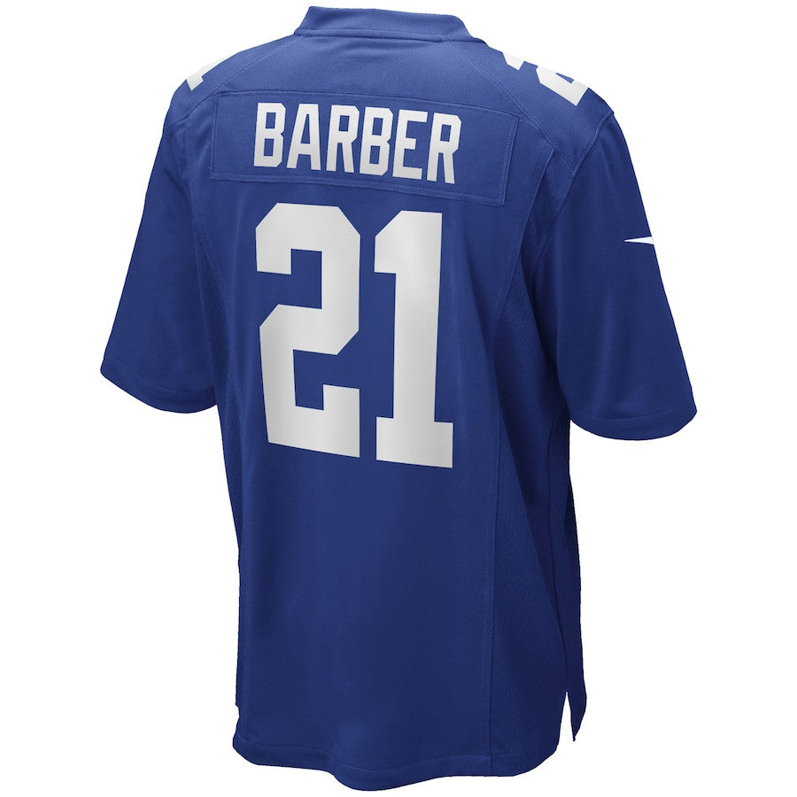 Tiki Barber 21 New York Giants Game Retired Jersey – Royal JS8171