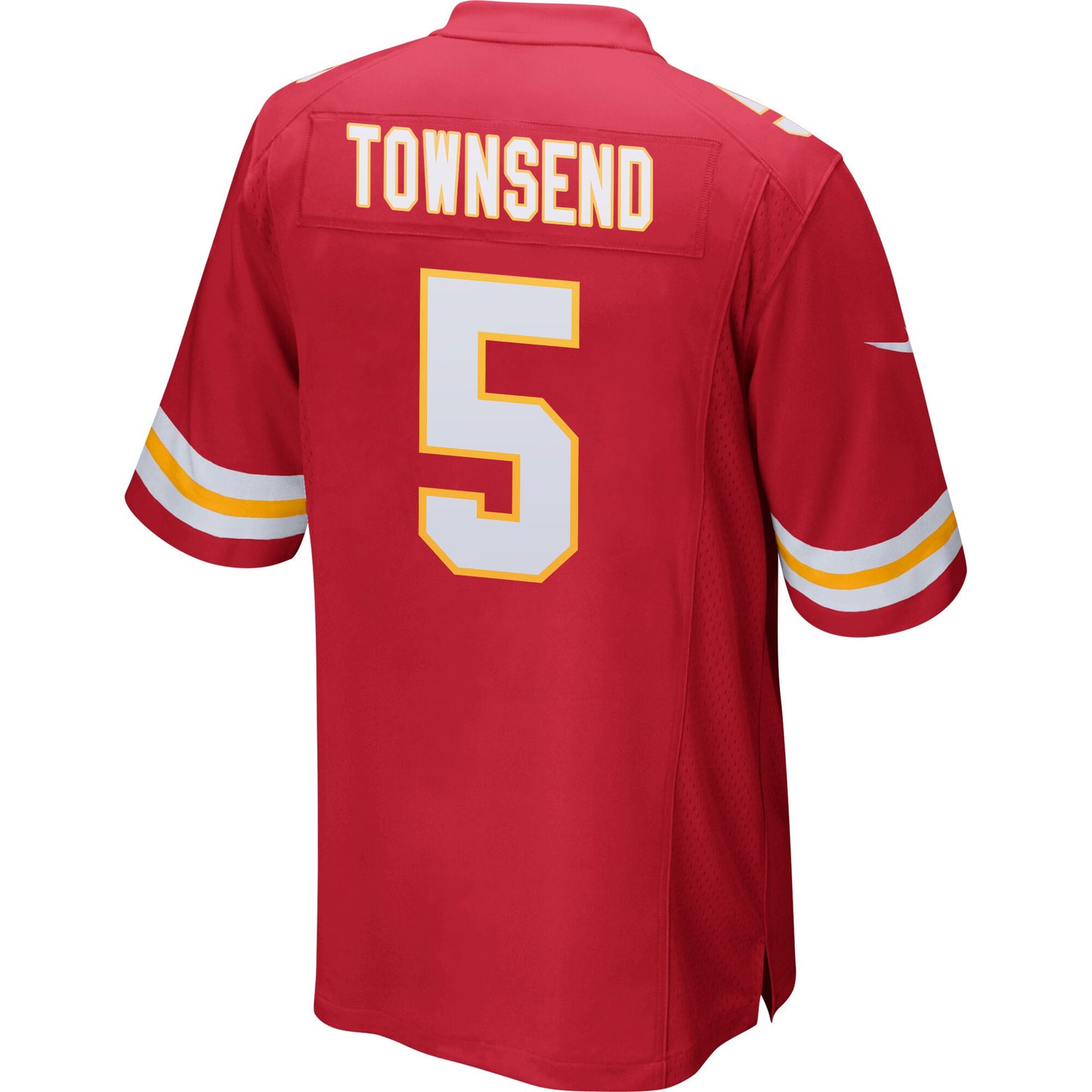 Tommy Townsend 5 Kansas City Chiefs Super Bowl LVIII Patch Game Jersey – Red JS6161