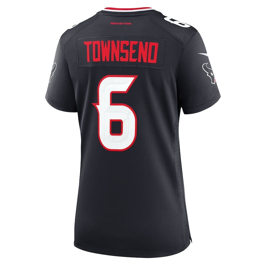 Tommy Townsend 6 Houston Texans Team Game Jersey – Navy JS5834