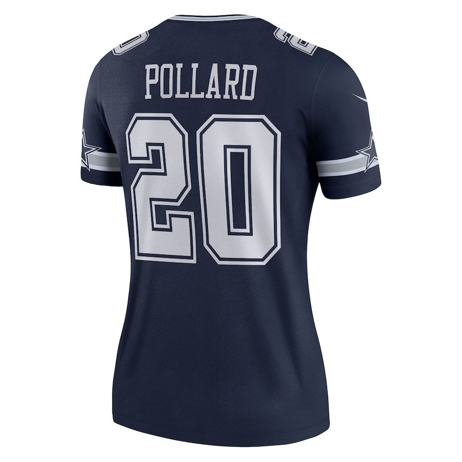 Tony Pollard 20 Dallas Cowboys Legend Jersey – Navy JS1349