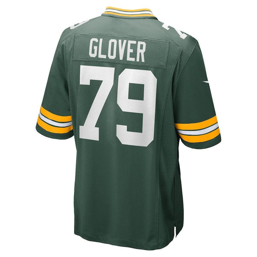 Travis Glover 79 Green Bay Packers Game Jersey – Green JS8781