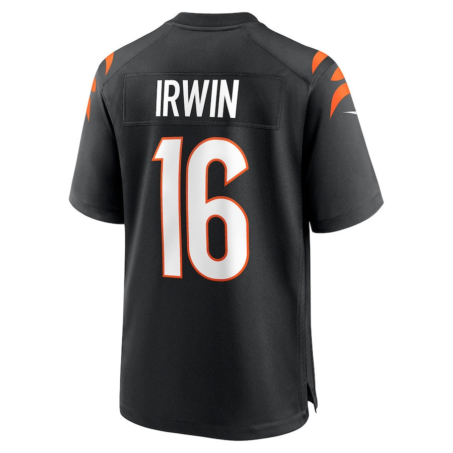 Trenton Irwin 16 Cincinnati Bengals Game Jersey – Black JS1159