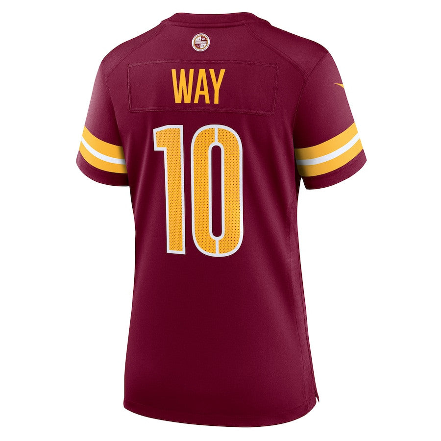 Tress Way 10 Washington Commanders Game Jersey – Burgundy JS5558