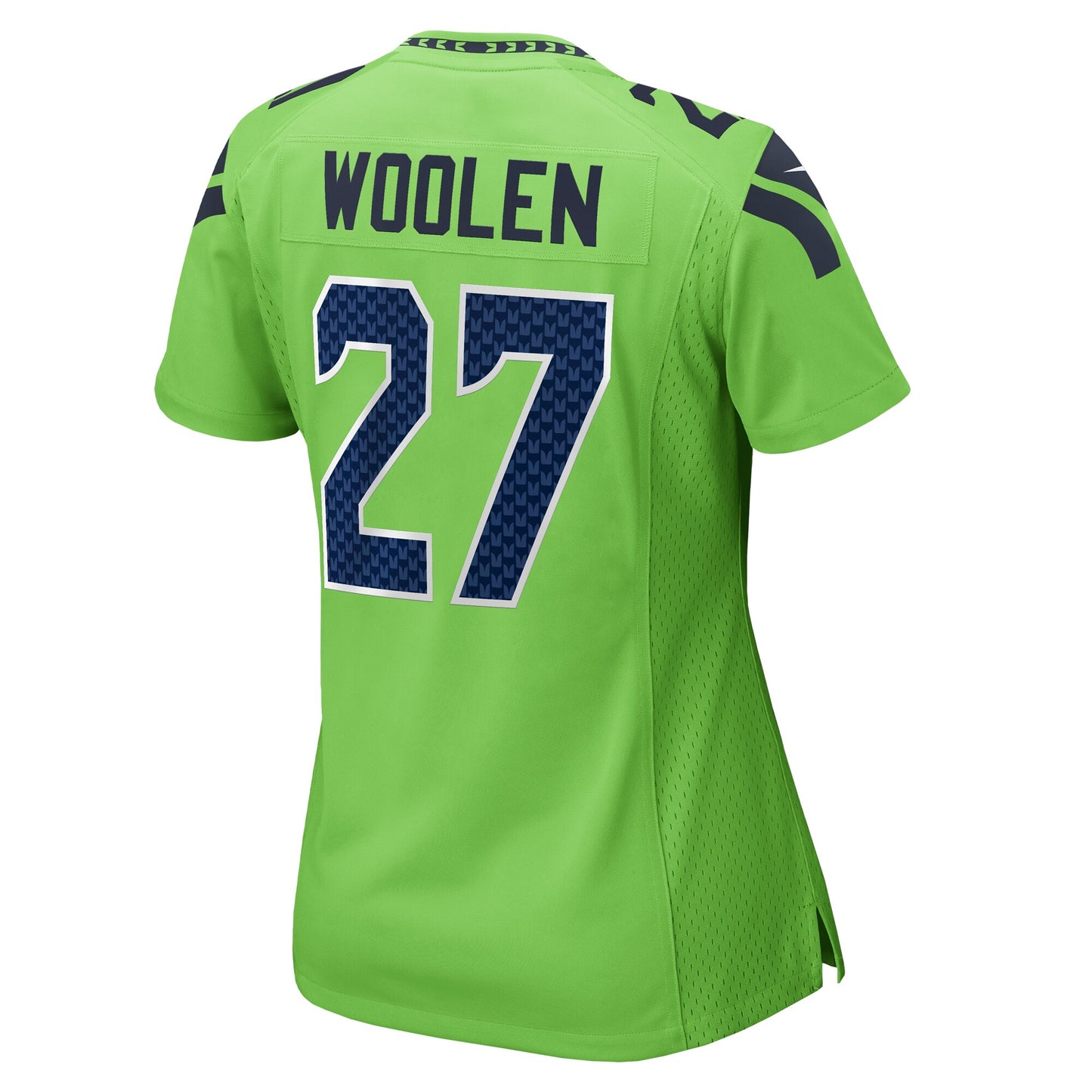 Seattle Seahawks Tariq Woolen Neon Green Game Jersey JS4134