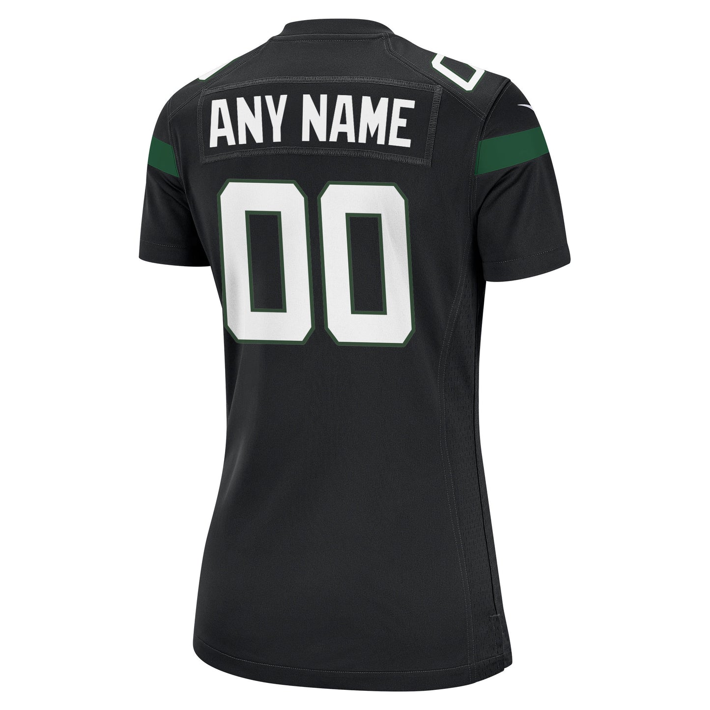 Stealth Black New York Jets Alternate Custom Game Jersey JS3027