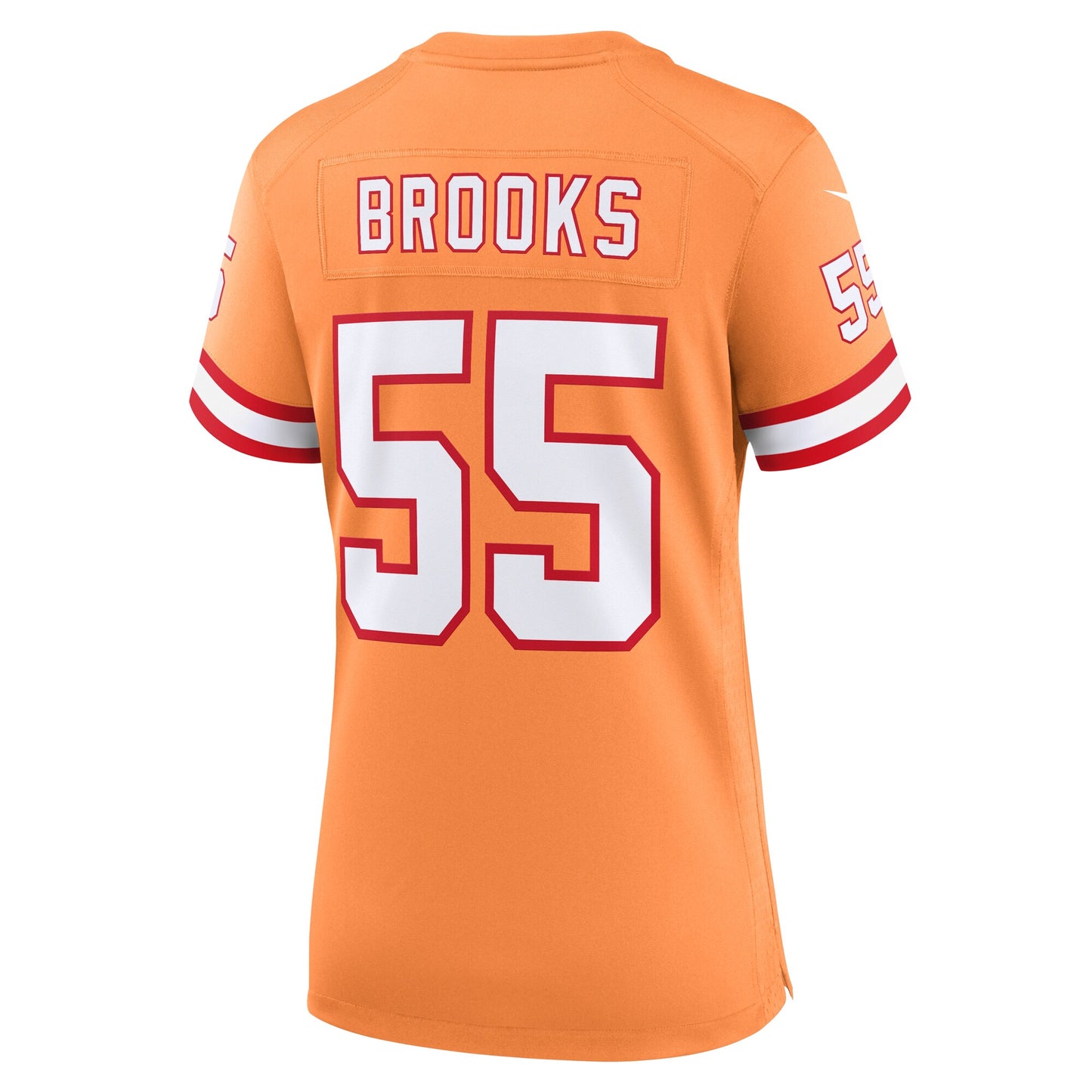 Tampa Bay Buccaneers Derrick Brooks Orange Throwback Game Jersey JS7464