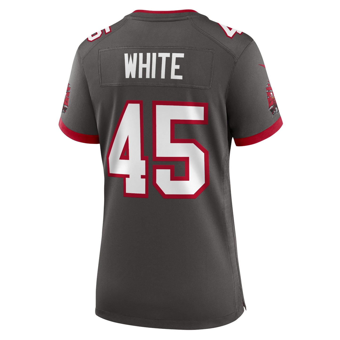 Tampa Bay Buccaneers Devin White Pewter Game Jersey JS3029