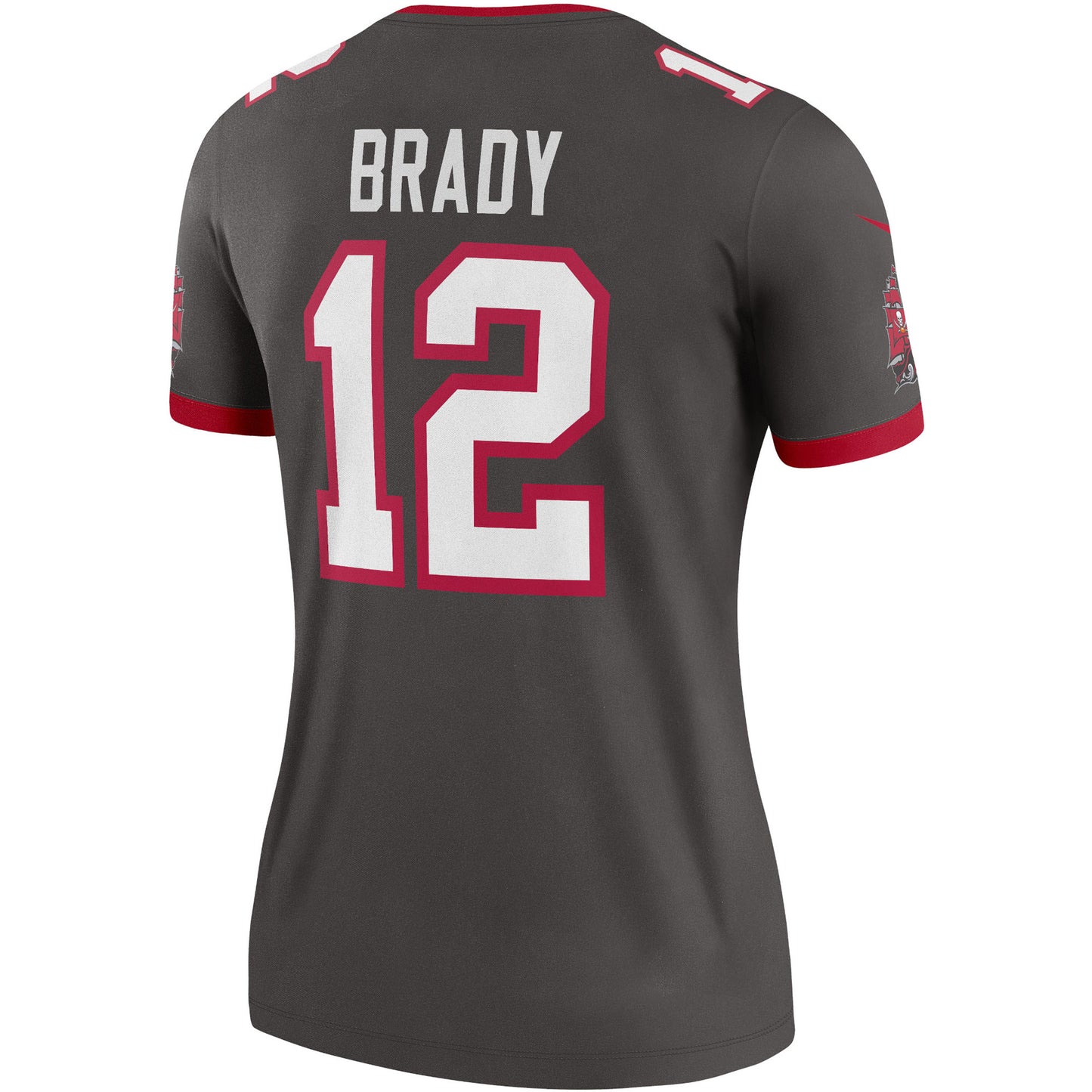 Tampa Bay Buccaneers Tom Brady Pewter Alternate Legend Player Performance Top JS8460 Jersey