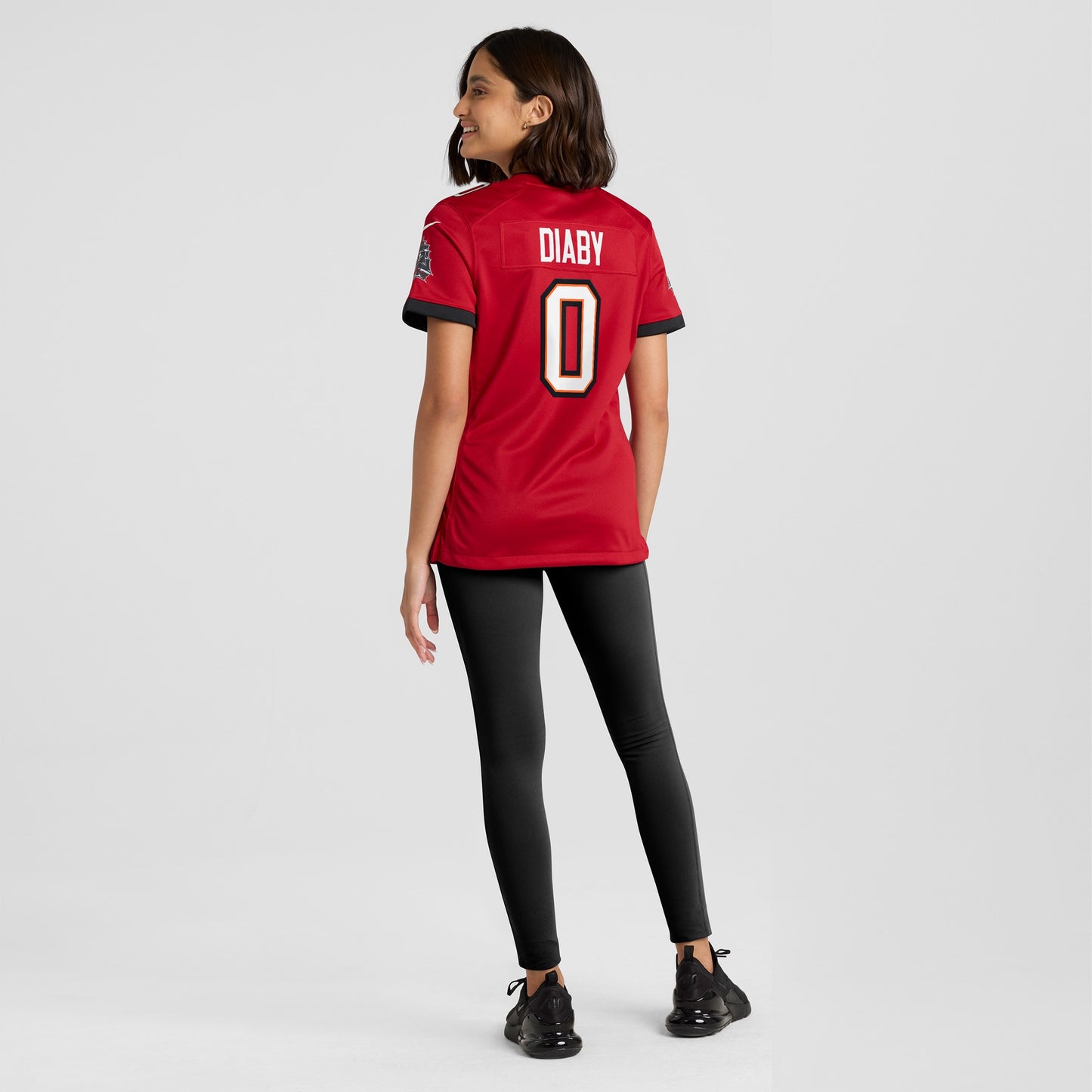 Tampa Bay Buccaneers YaYa Diaby Red Game Jersey JS9790