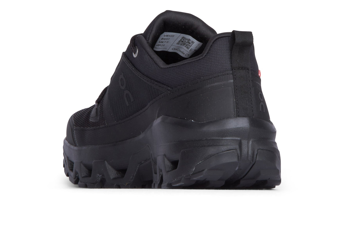 On Cloudrock Low Waterproof - Black/Black
