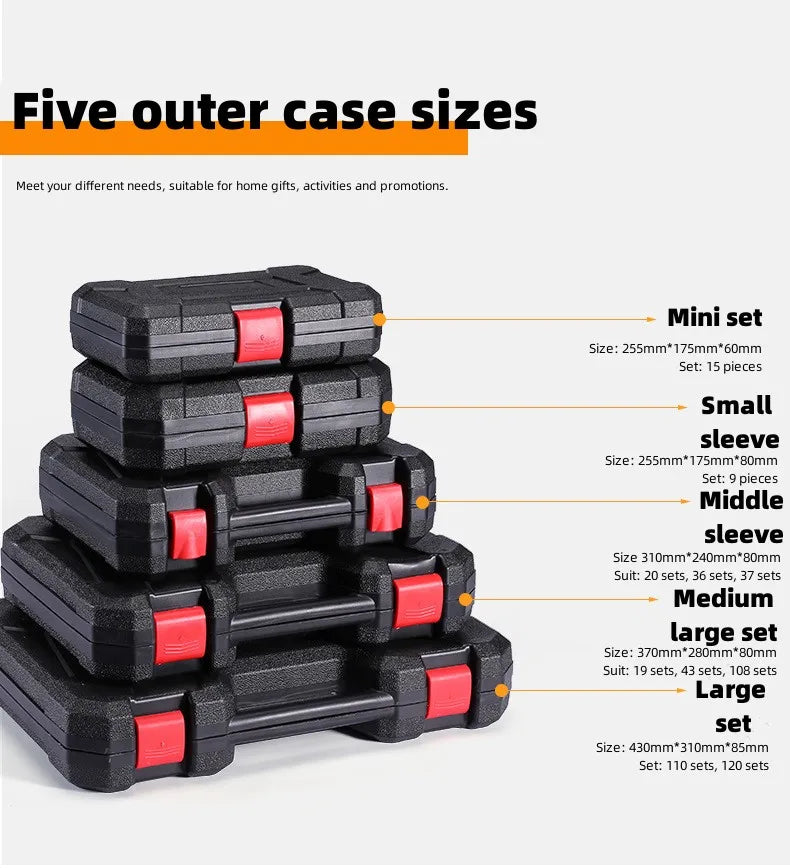 43 Sets of Hardware Tools Set/tool Box Electrical Carpentry Manual Maintenance Set Manufacturers Wholesale