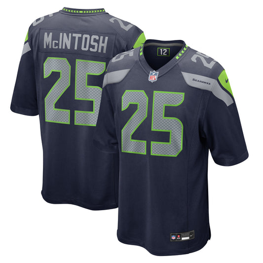 Seattle Seahawks Kenny McIntosh College Navy Game Jersey JS8296
