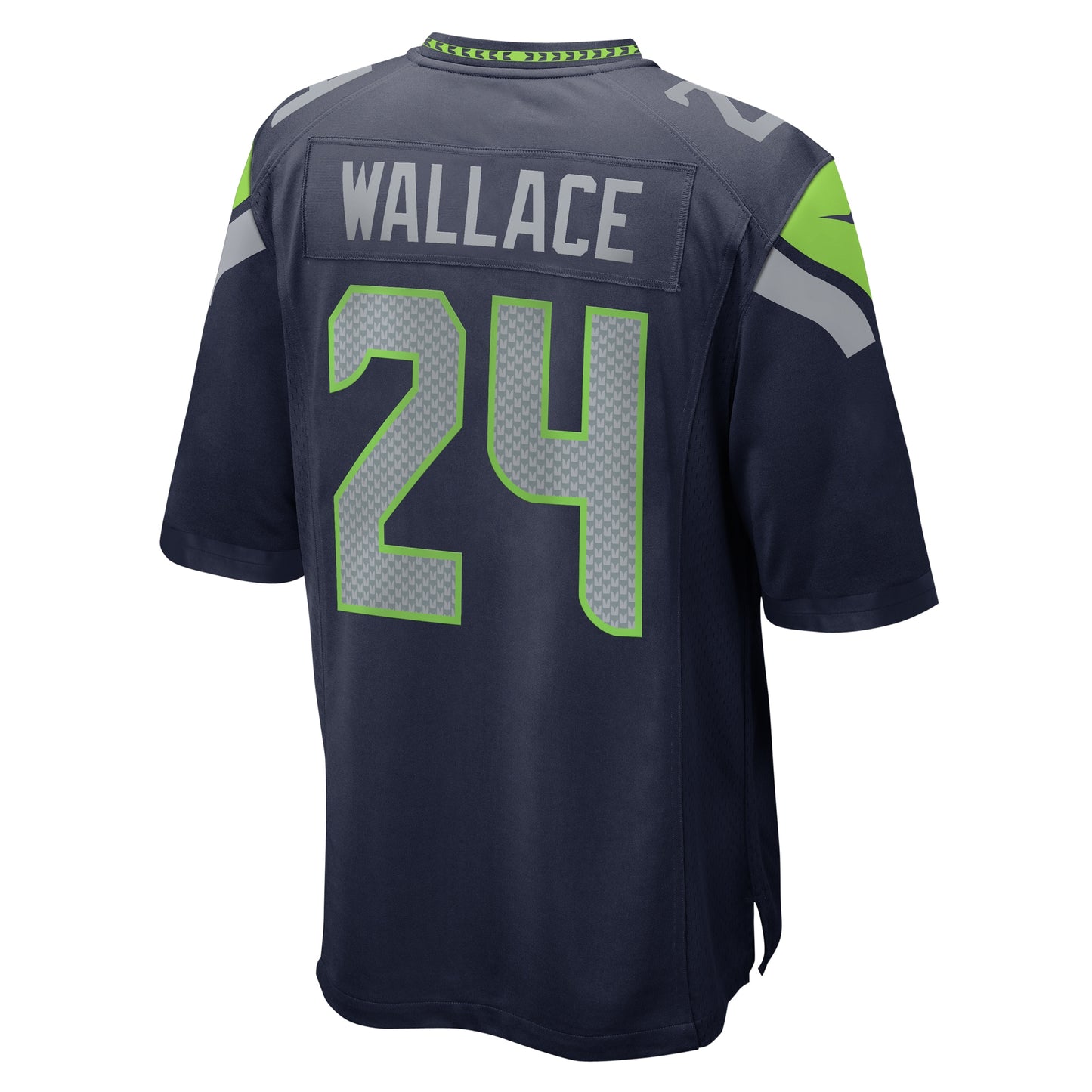 Seattle Seahawks K'Von Wallace College Navy Game Jersey JS2306