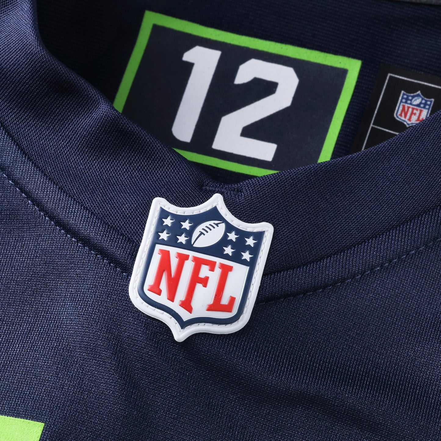 Seattle Seahawks K'Von Wallace College Navy Game Jersey JS2306
