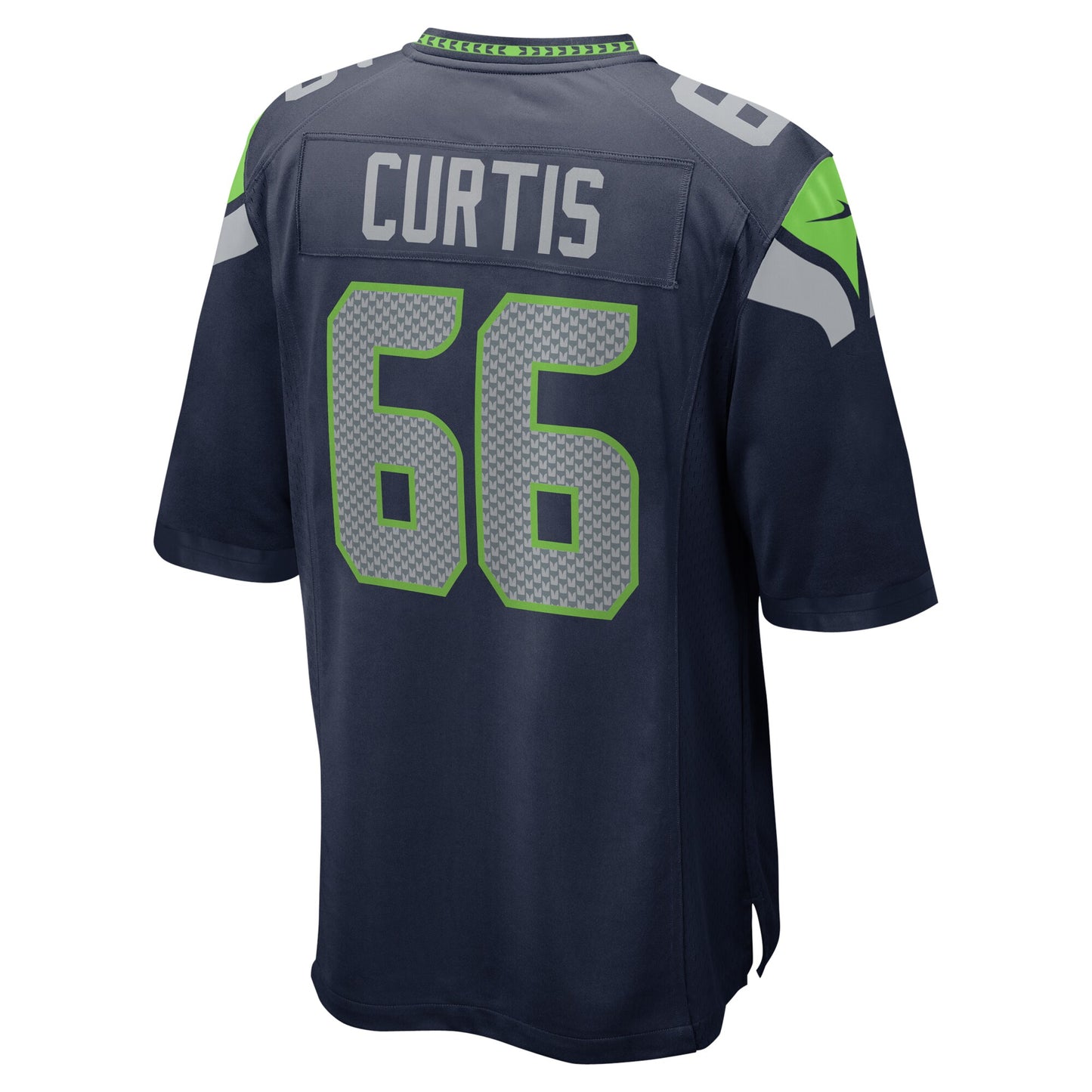 Seattle Seahawks McClendon Curtis College Navy Team Game Jersey JS7988
