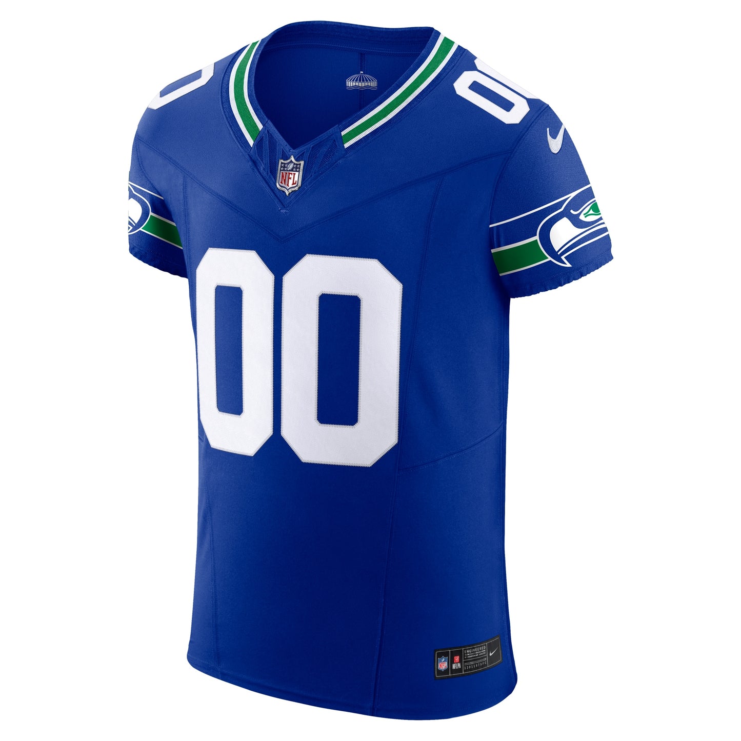 Seattle Seahawks Royal Alternate Vapor F.U.S.E. Elite Custom Jersey JS7810