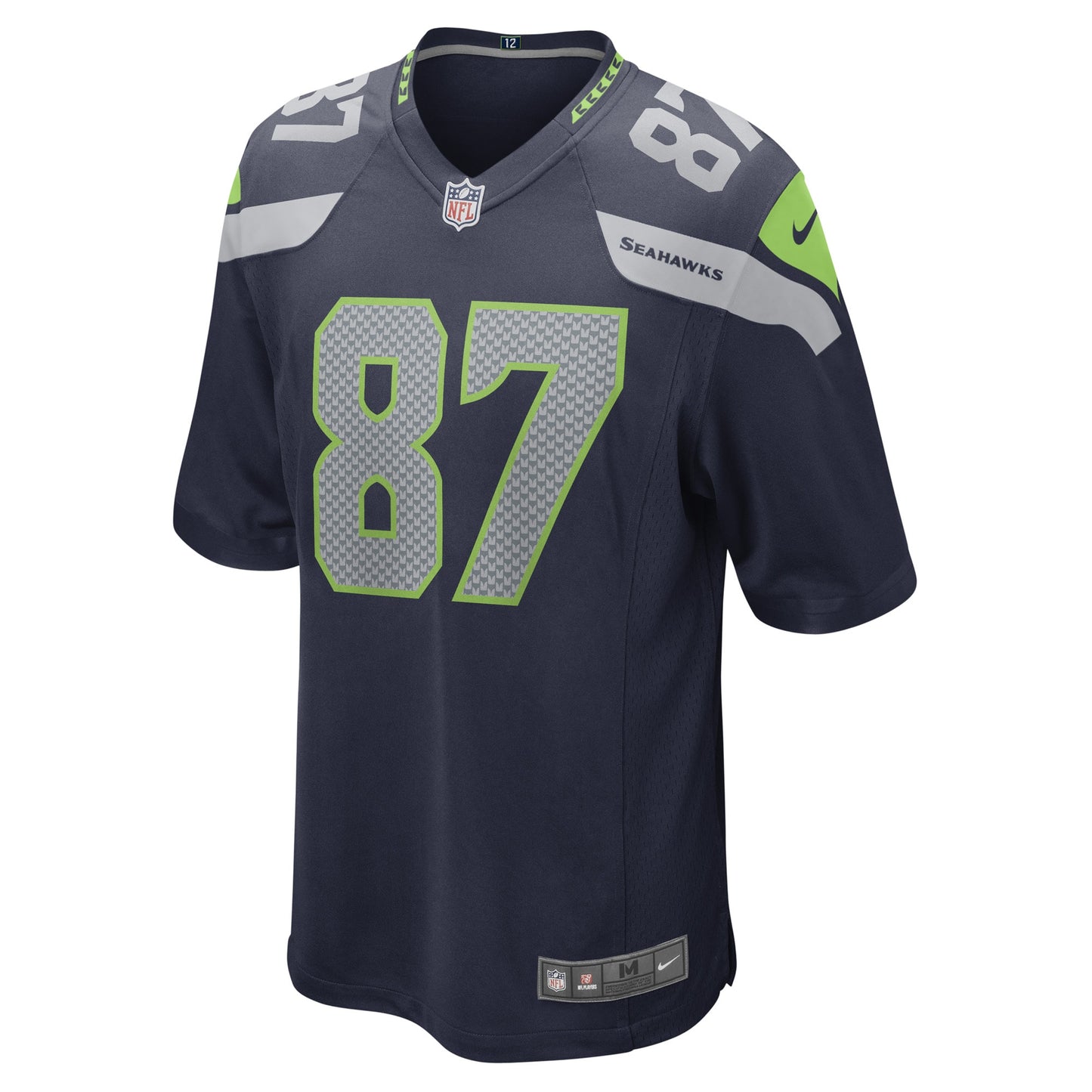 Seattle Seahawks Noah Fant College Navy Game Player Jersey JS2917