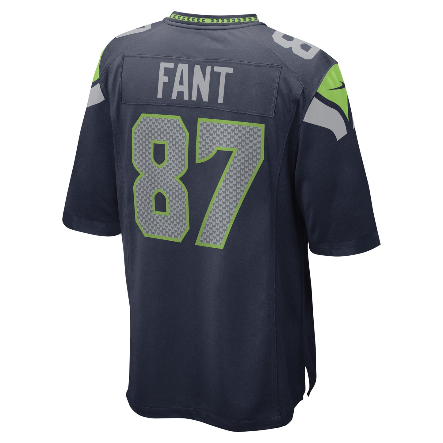 Seattle Seahawks Noah Fant College Navy Game Player Jersey JS2917