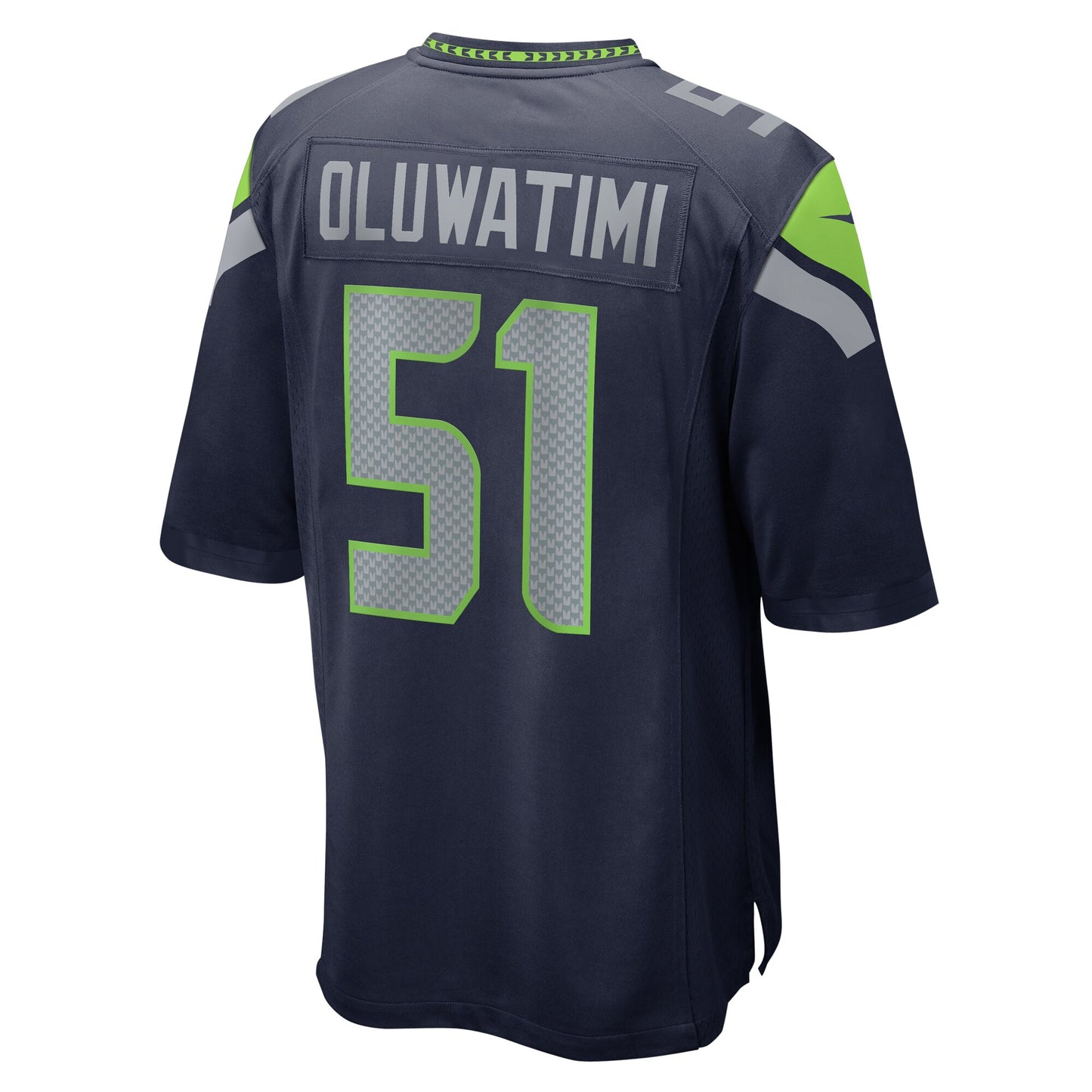 Seattle Seahawks Olu Oluwatimi College Navy Game Jersey JS5941