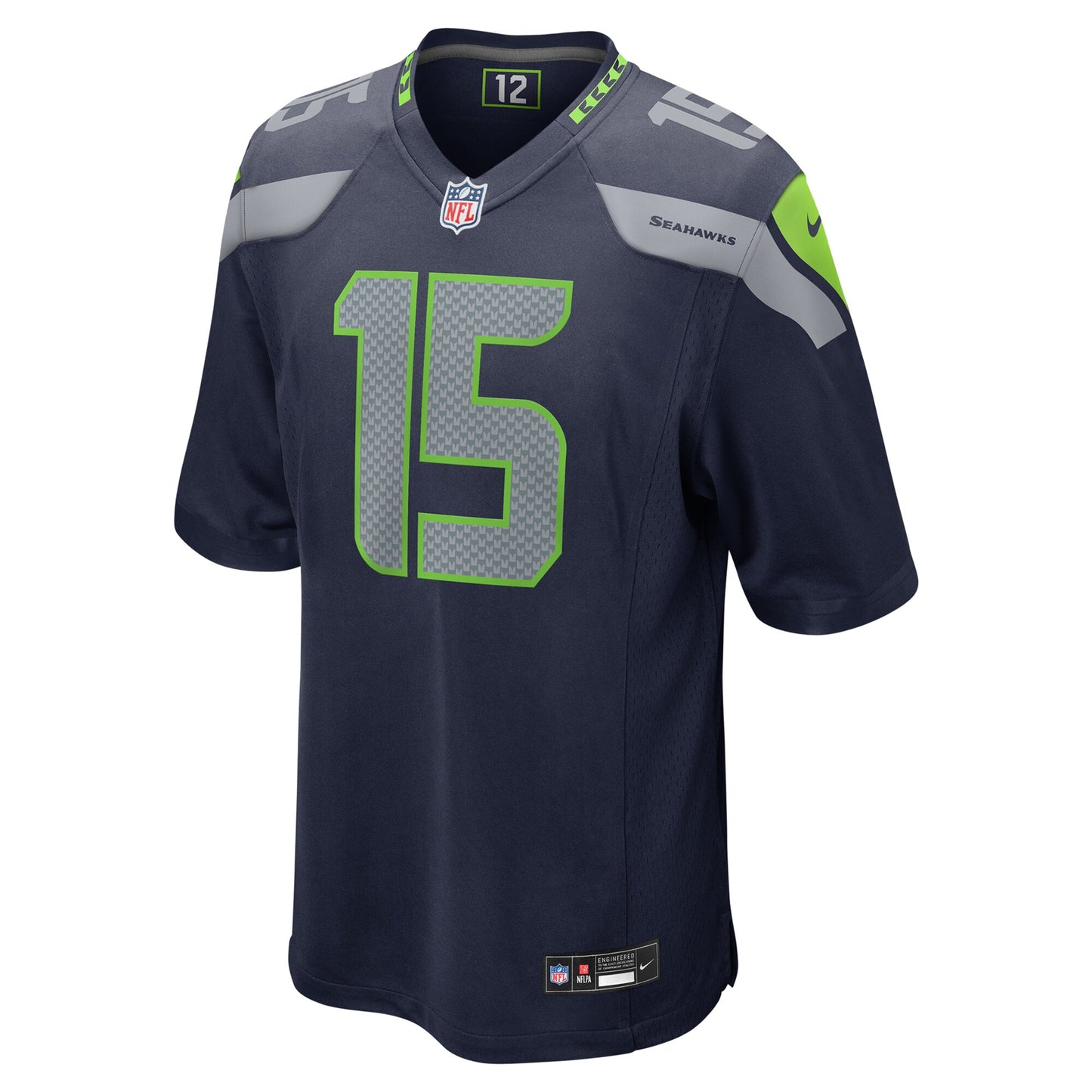 Seattle Seahawks P.J. Walker College Navy Game Jersey JS1165