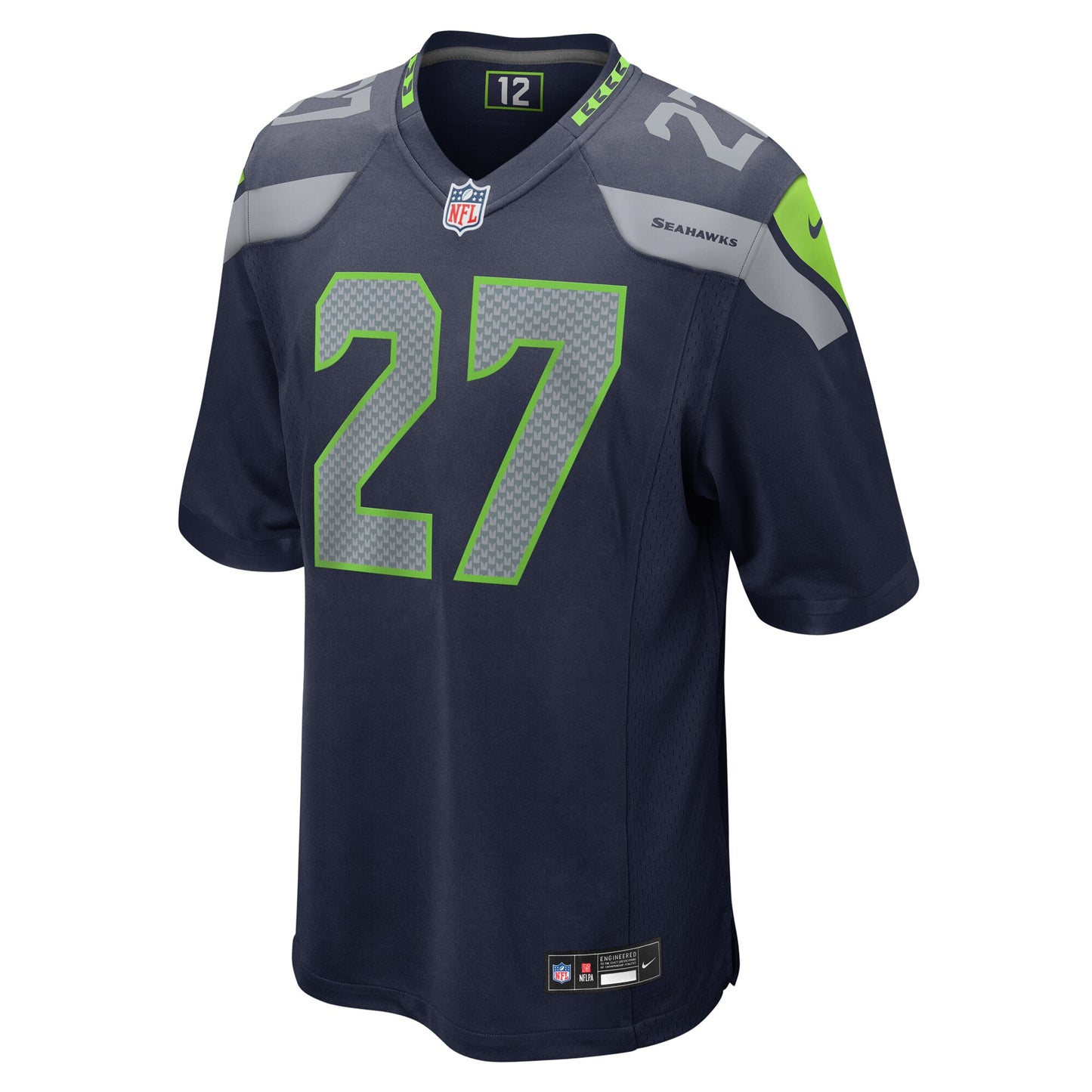 Seattle Seahawks Riq Woolen College Navy Game Jersey JS8064