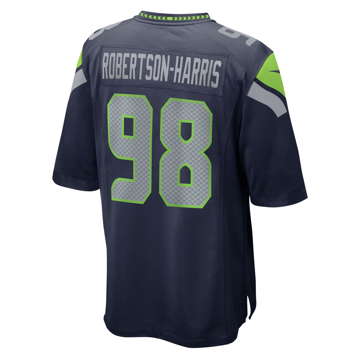 Seattle Seahawks Roy Robertson-Harris College Navy Team Game Jersey JS9152