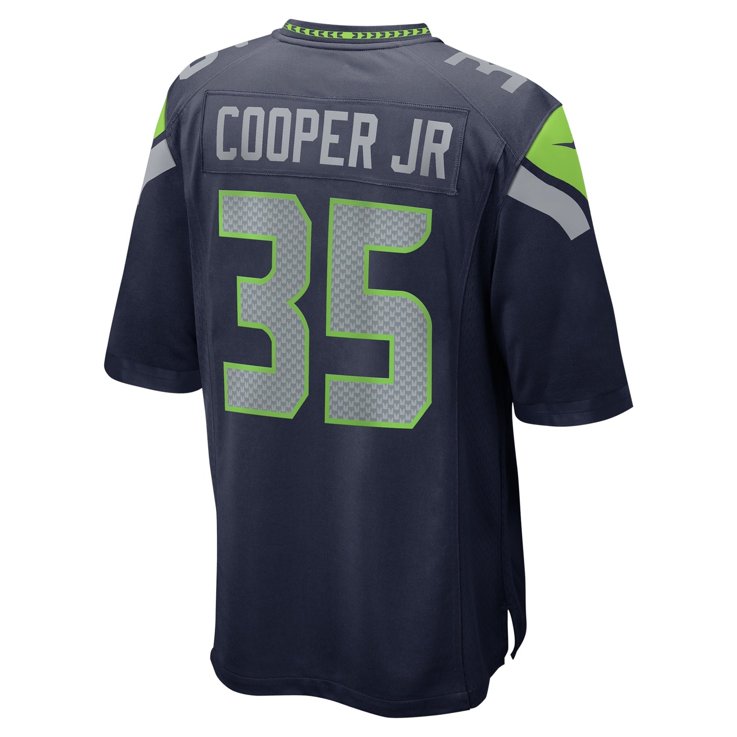 Seattle Seahawks Ryan Cooper Jr. College Navy Team Game Jersey JS9712