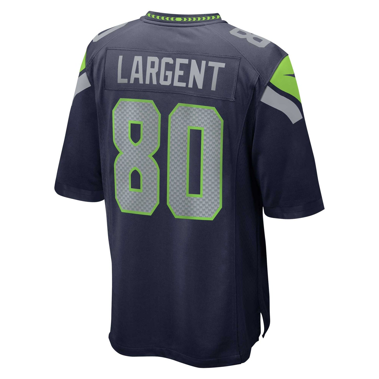 Seattle Seahawks Steve Largent College Navy Retired Player Game Jersey JS4409