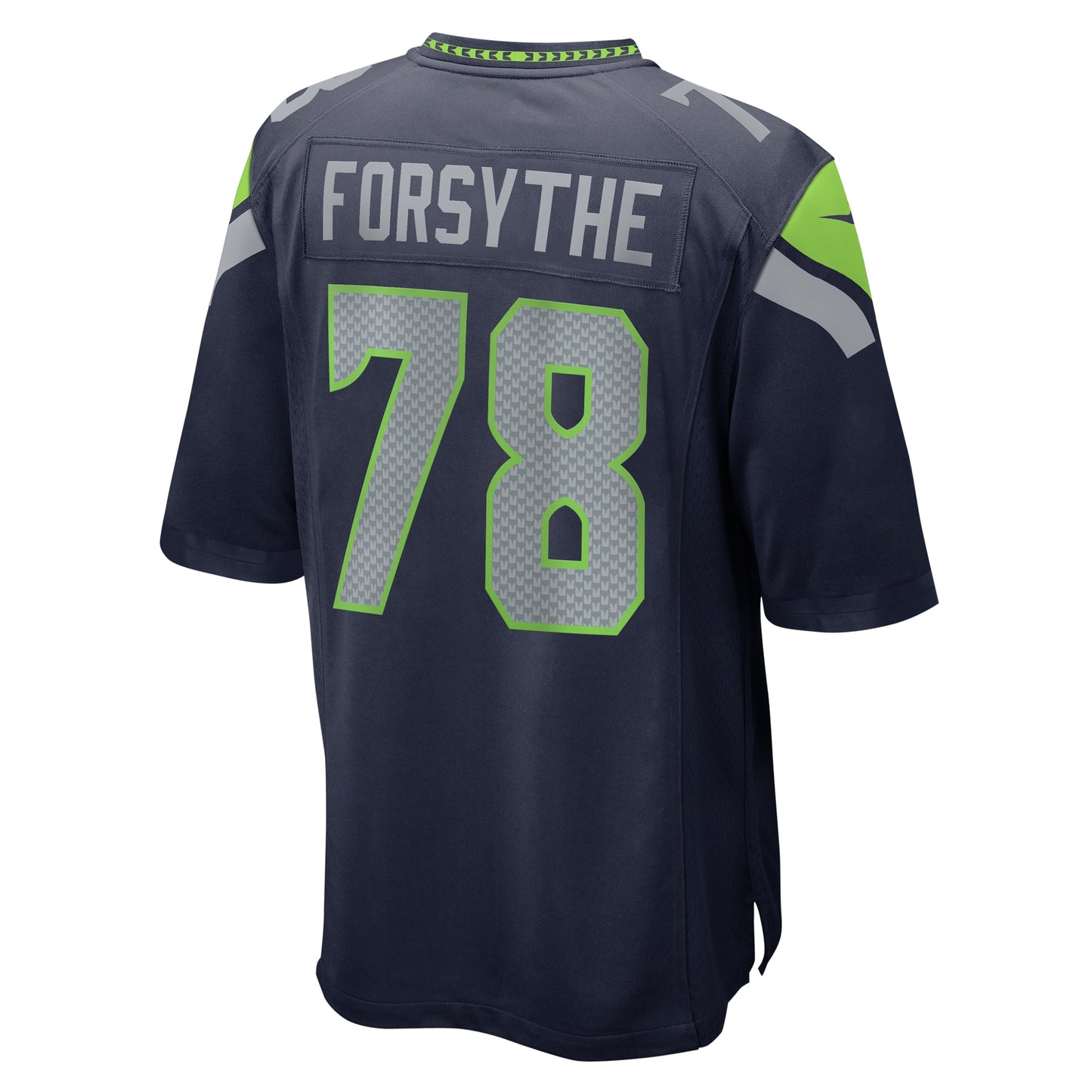 Seattle Seahawks Stone Forsythe College Navy Game Jersey JS3858