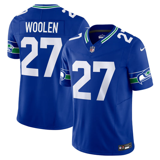 Seattle Seahawks Tariq Woolen Royal Alternate Vapor F.U.S.E. Limited Jersey JS5270